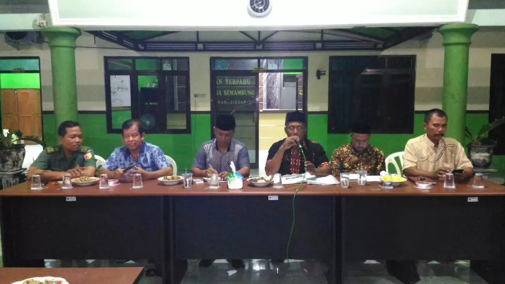 Koramil Jabon rakor turun tanam di Desa Semambung
