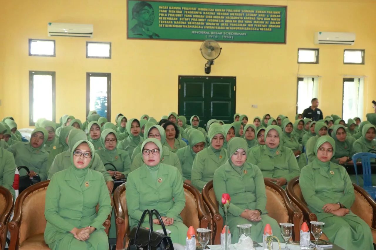 Pertemuan Persit Korem 084 PD V/Brw di Kodim 0816/Sidoarjo