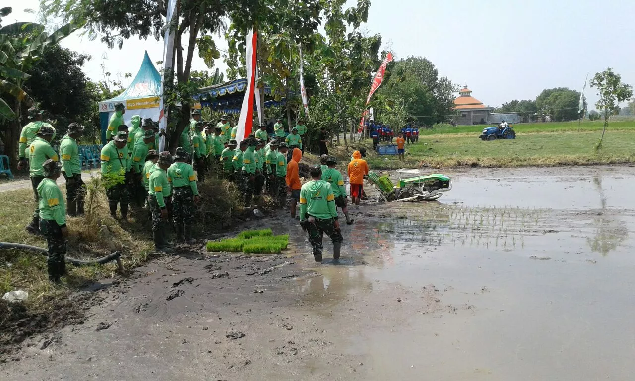 DANRAMIL 0816/03 HADIRI PELATIHAN RICE TRANSPLANTER DAN TRAKTOR RODA 4