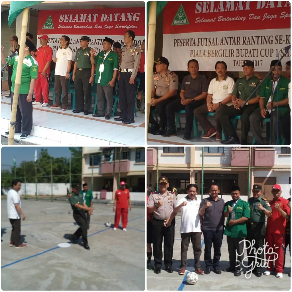 DANRAMIL 01/SIDOARJO KOTA HADIRI PEMBUKAAN TURNAMEN FUTSAL DI RUSUNAWA PUCANG