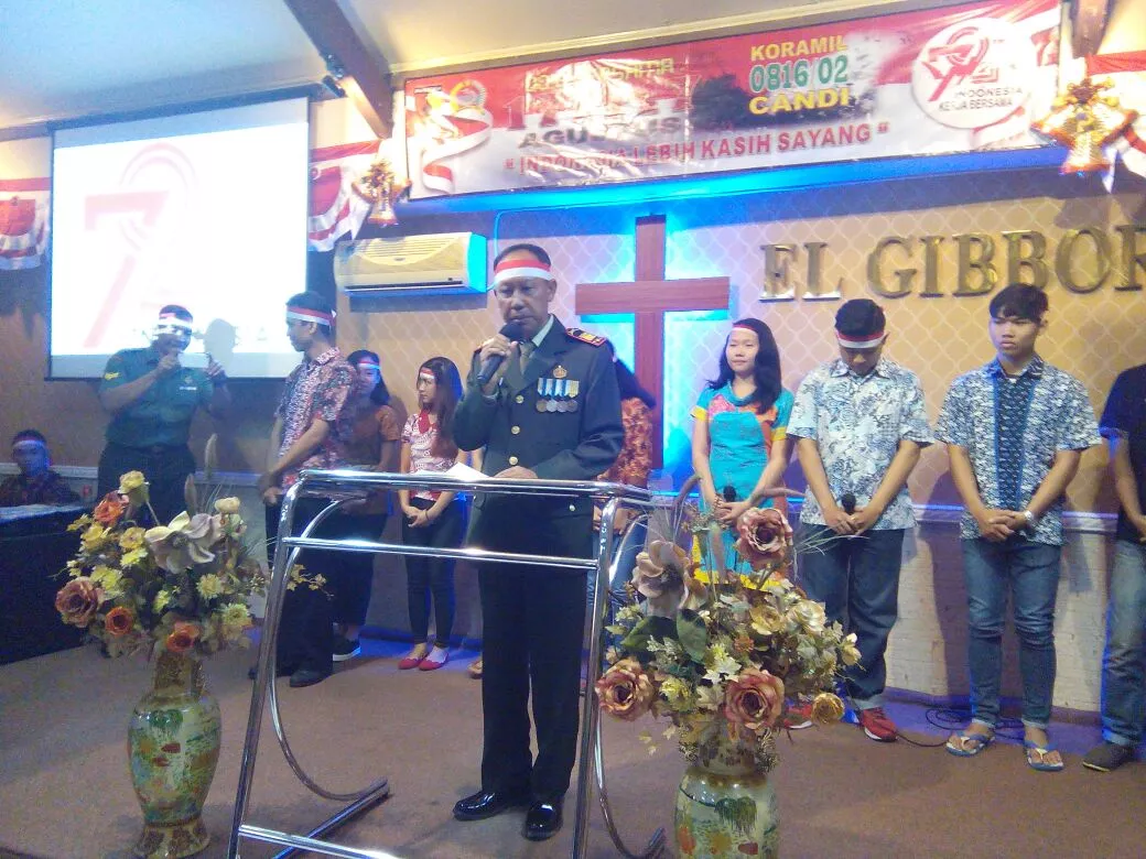 Koramil 02 / Candi Gelar Doa Bersama 171717 Sambut HUT RI Ke 72