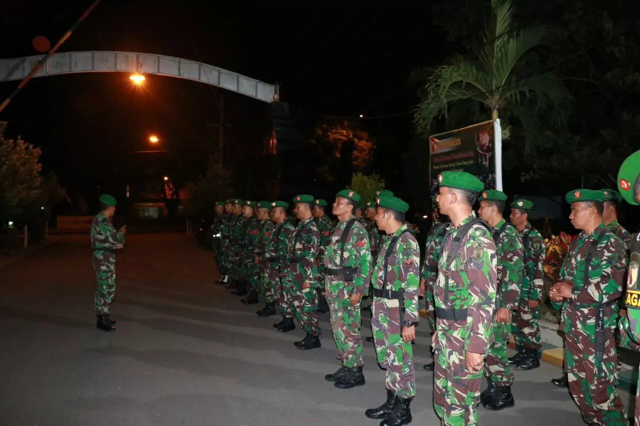 Anggota Kodim 0816 digerakkan untuk Pam wilayah Hari Raya Idul Adha