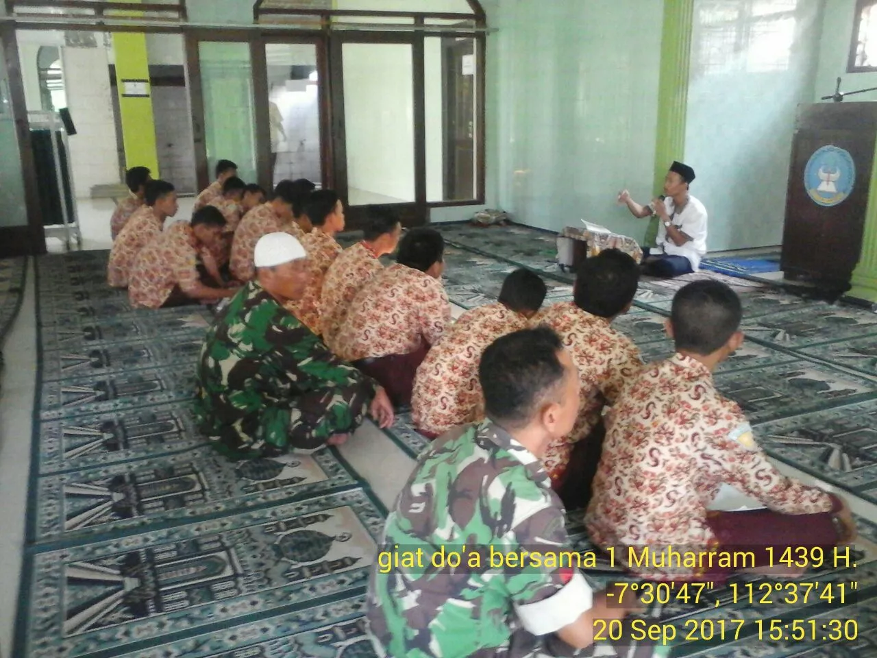 Anggota Ramil07 ikuti Doa Bersama Dengan Siswa SMUN 1 Krembung.