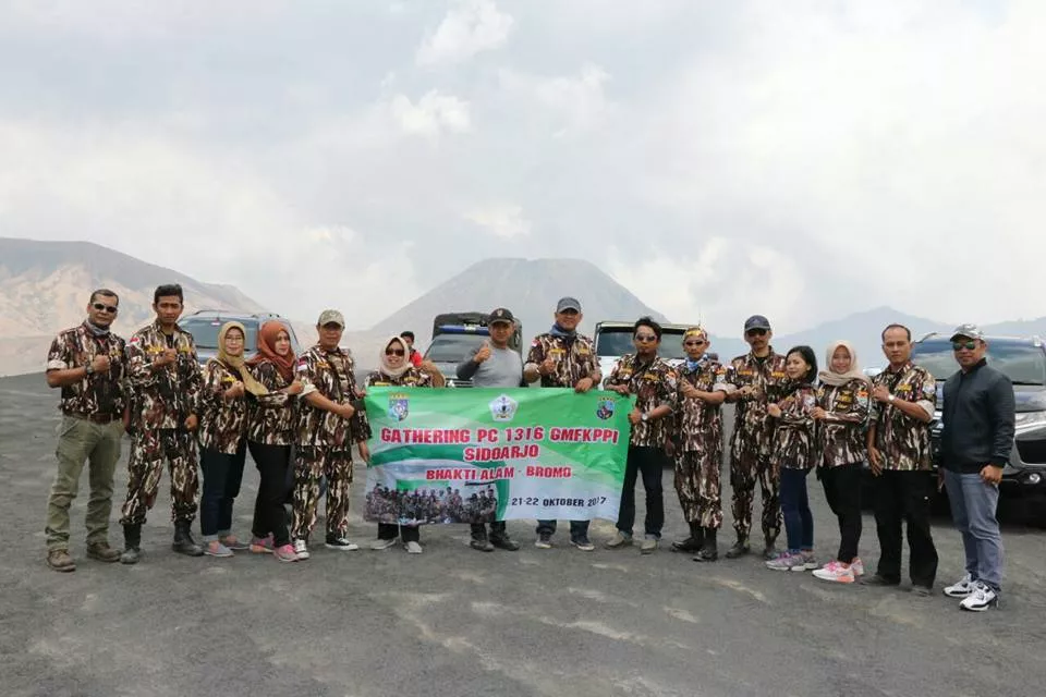 GM FKPPI PC 1316 Sidoarjo gelar gathering malam keakrapan bersama Kodim 0816 Sidoarjo