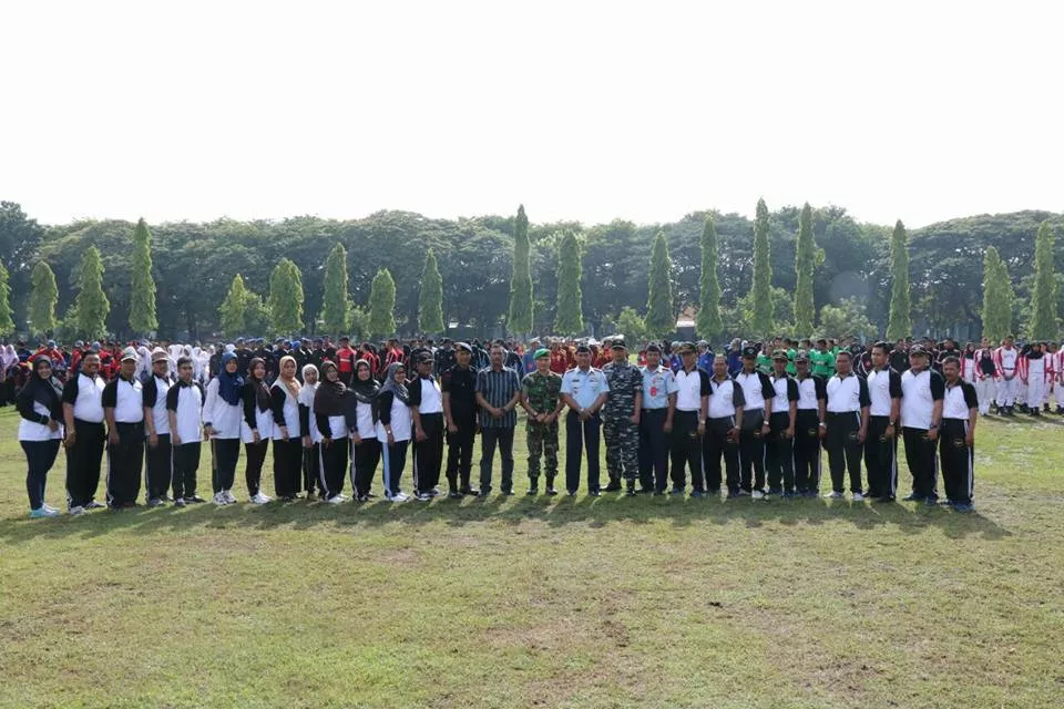 Dandim 0816/Sidoarjo hadiri giat Lomba Keterampilan Baris Berbaris se - Jawa Timur