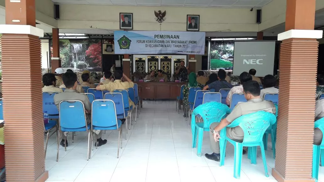 PEMBINAAN KADER FKDM KECAMATAN WARU SIDOARJO OLEH KORAMIL 0816/16 WARU