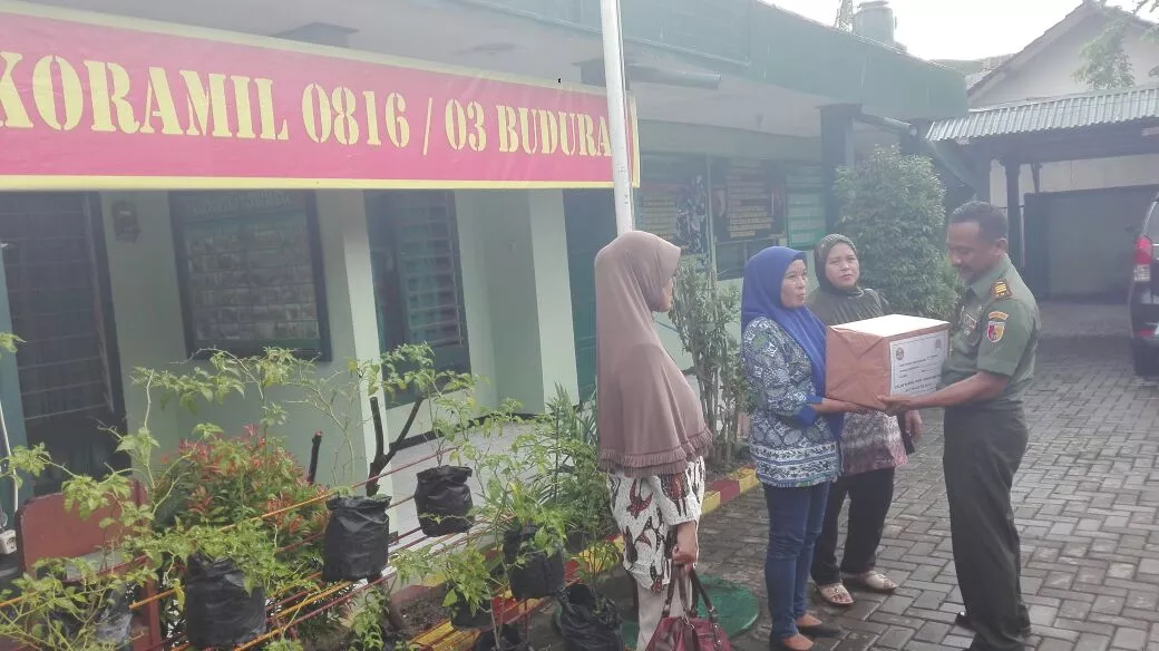 KORAMIL 0816/03 BUDURAN PEDULI DENGAN WARAKAWURI
