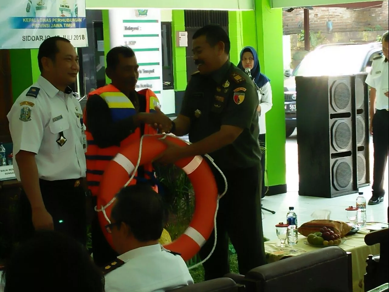 Danramil Jabon hadiri kampanye keselamatan pelayaran angkutan sungai, danau dan penyeberangan