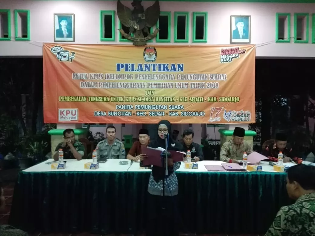 Menjelang Pilpres dan Pileg 2019, Babinsa Ramil 0816/18 Sedati lakukan berbagai persiapan pengamanan Pilpres dan Pileg