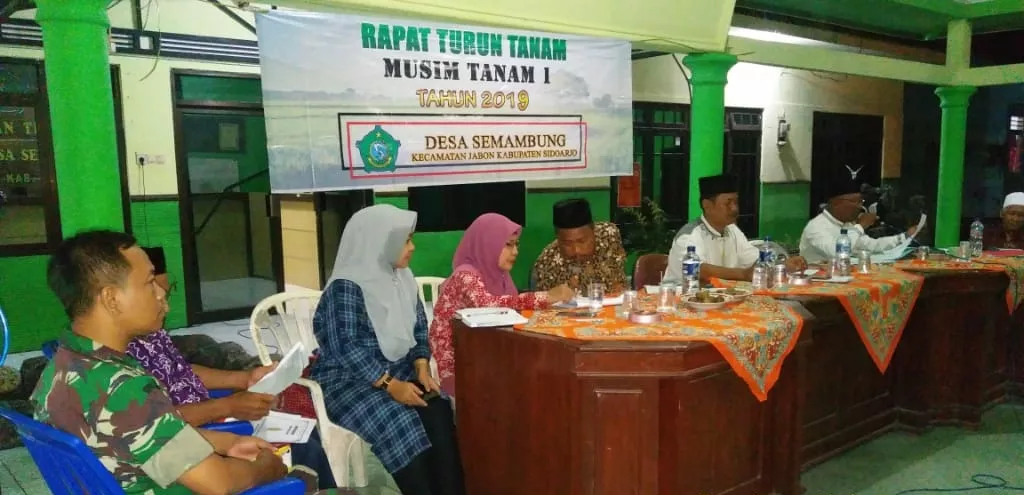 Peltu Sudaryanto hadiri rapat turun tanam musim Tanam I Th 2019
