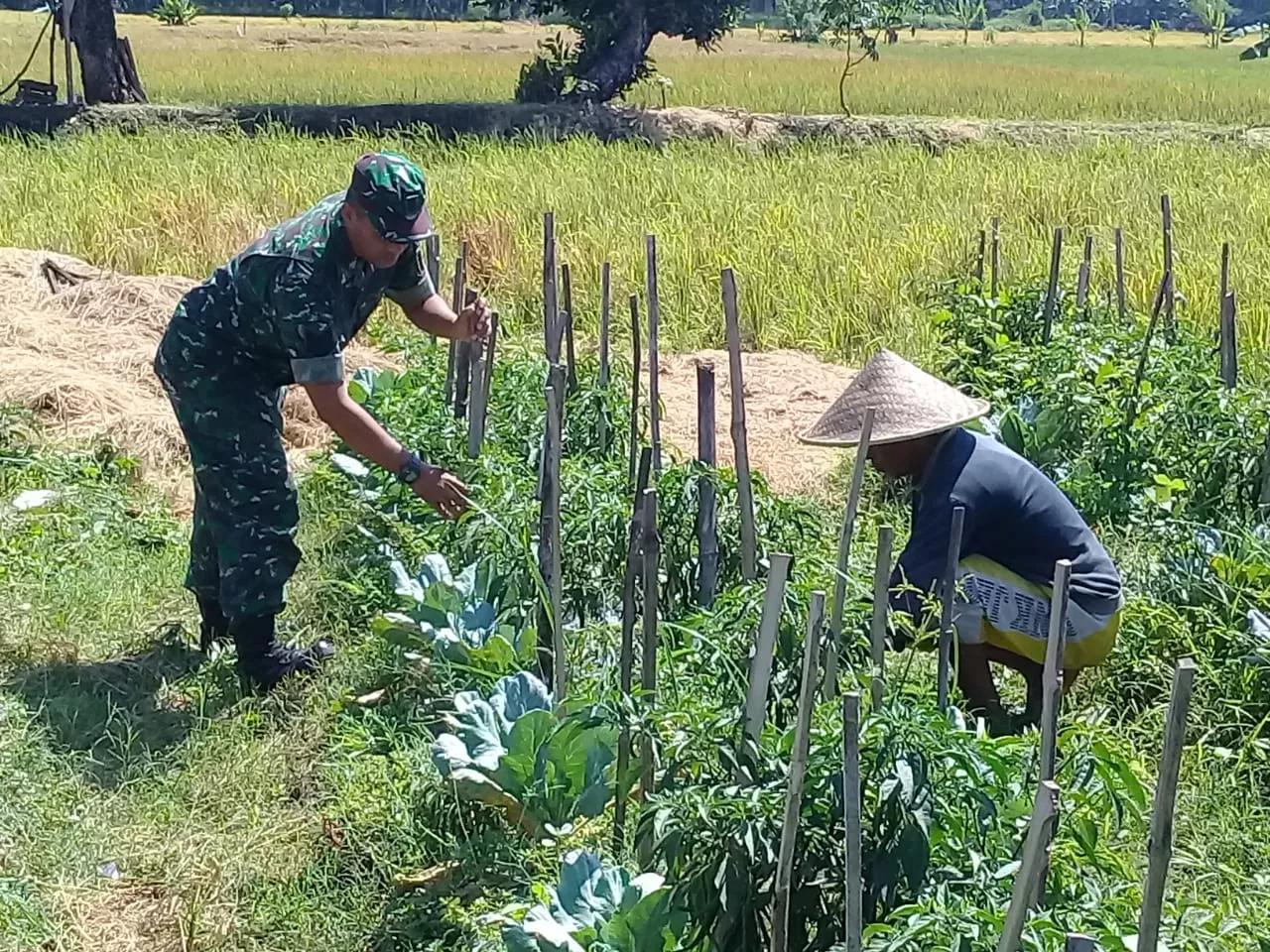 Jalin Keakraban, Babinsa Koramil 0816/18 Sedati Komsos bersama Warga Binaan