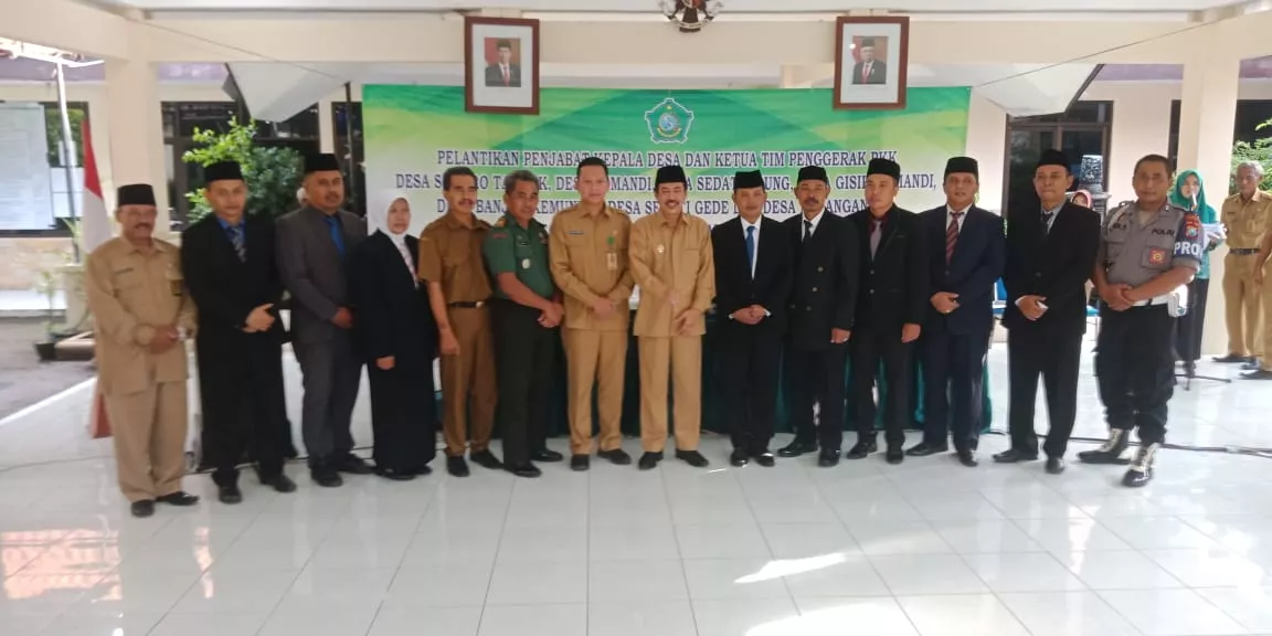 Forkopimka Sedati hadiri acara Pelantikan pejabat kepala desa dan ketua tim penggerak PKK