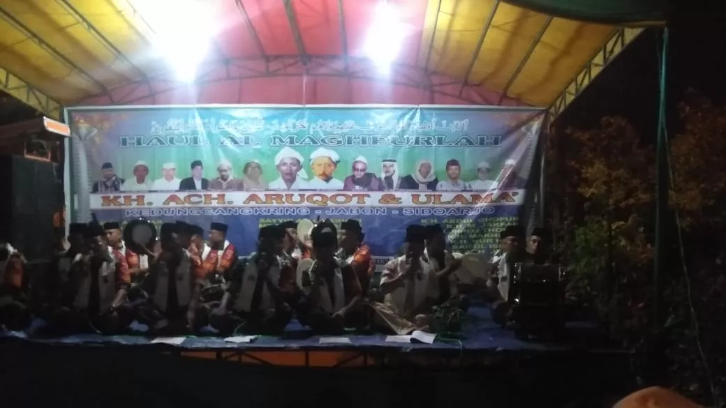 Danramil 0816/08 Jabon Hadiri Serangkaian Peringatan Haul Almaqhfuriah KH. A. Aruqot Ke 51.