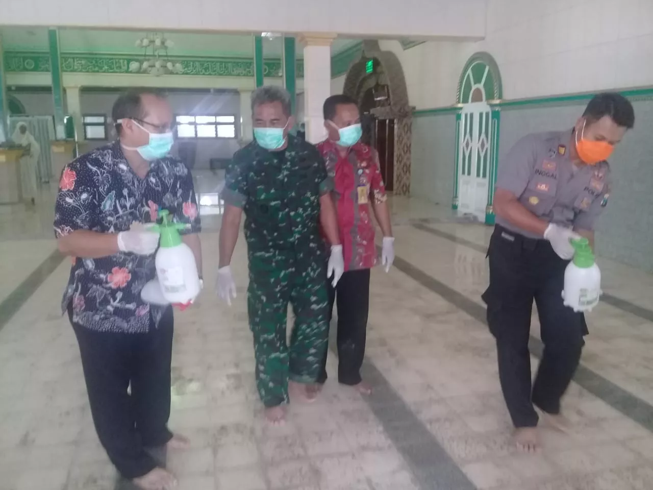 Forkopimka Sedati Sosialisasi Virus Corona Kepada Masyarakat Sedati