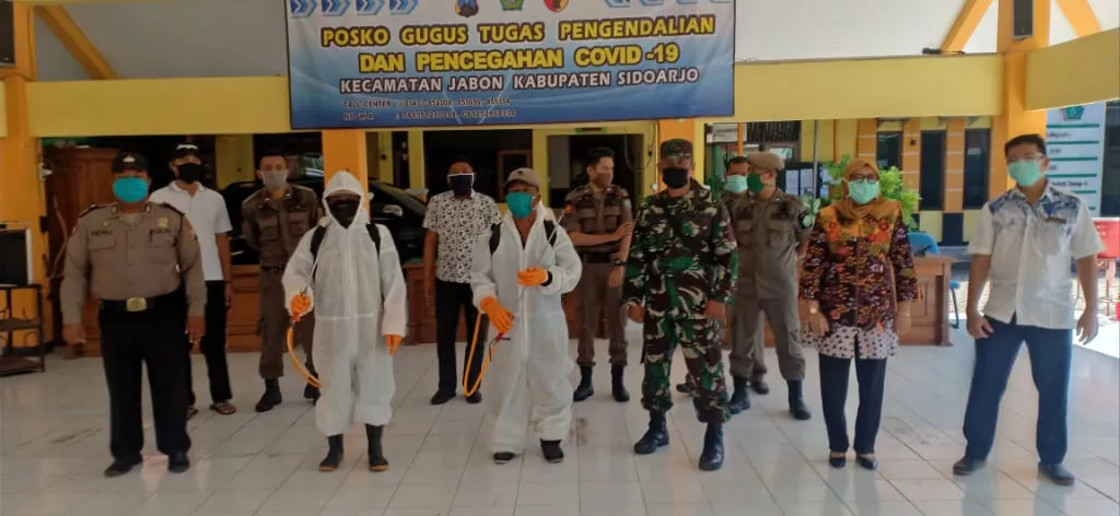 RAKOR FORKOPIMKA JABON TENTANG PEMBENTUKAN POSKO GUGUS TUGAS PENCEGAHAN COVID-19