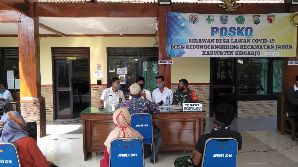 Posramil Koramil Jabon, Kawal Pendistribusian Bantuan Langsung Tunai
