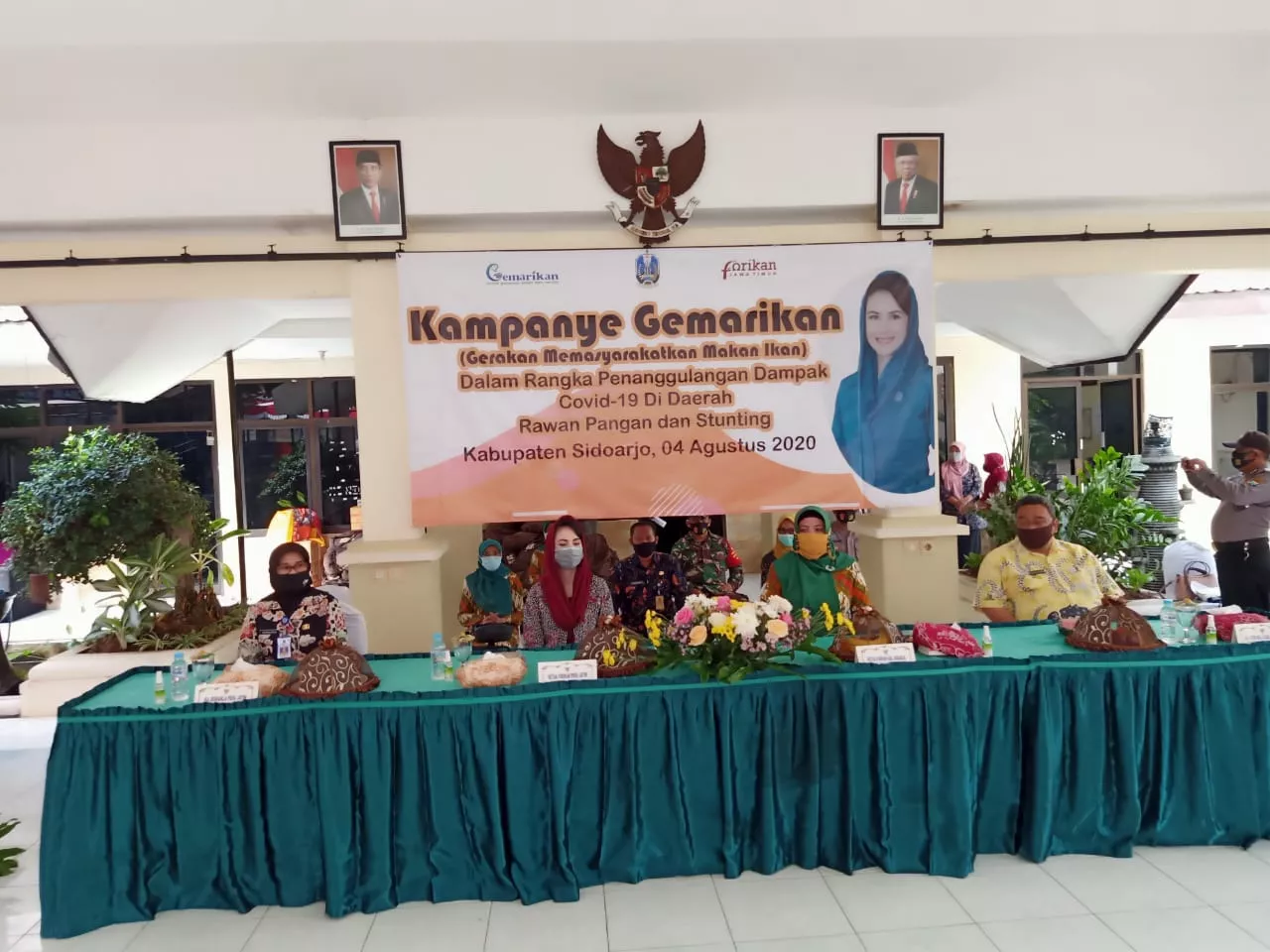 KAMPANYE GEMARIKAN GERAKAN MEMASYARAKATKAN MAKAN IKAN DALAM RANGKA PENANGGULANGGAN DAMPAK COVID 19 DI KEC.SEDATI