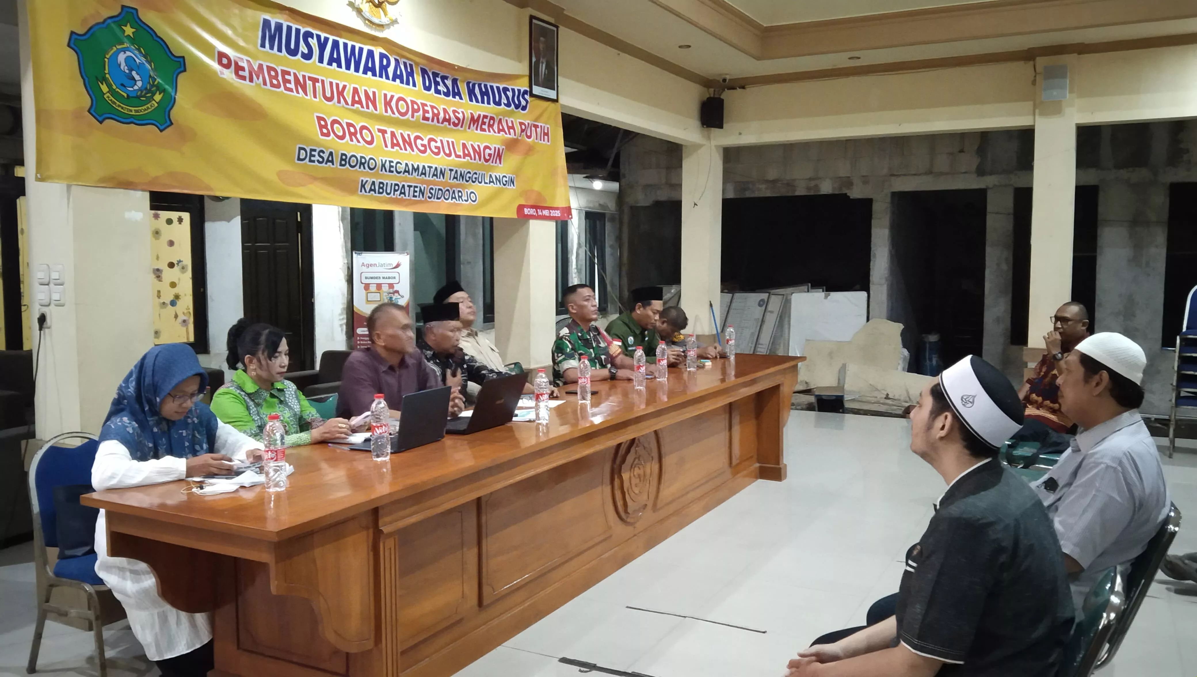 Serka Catur Wahyu S. Hadiri Rapat Pembentukan Koperasi Merah Putih, Dorong Kemandirian Ekonomi Warga Desa Boro