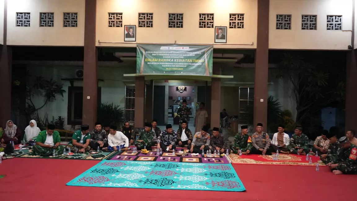 TMMD ke-126 Usai, Silaturahmi Menguat: Malam Pengajian Penuh Keakraban di Desa Kedondong