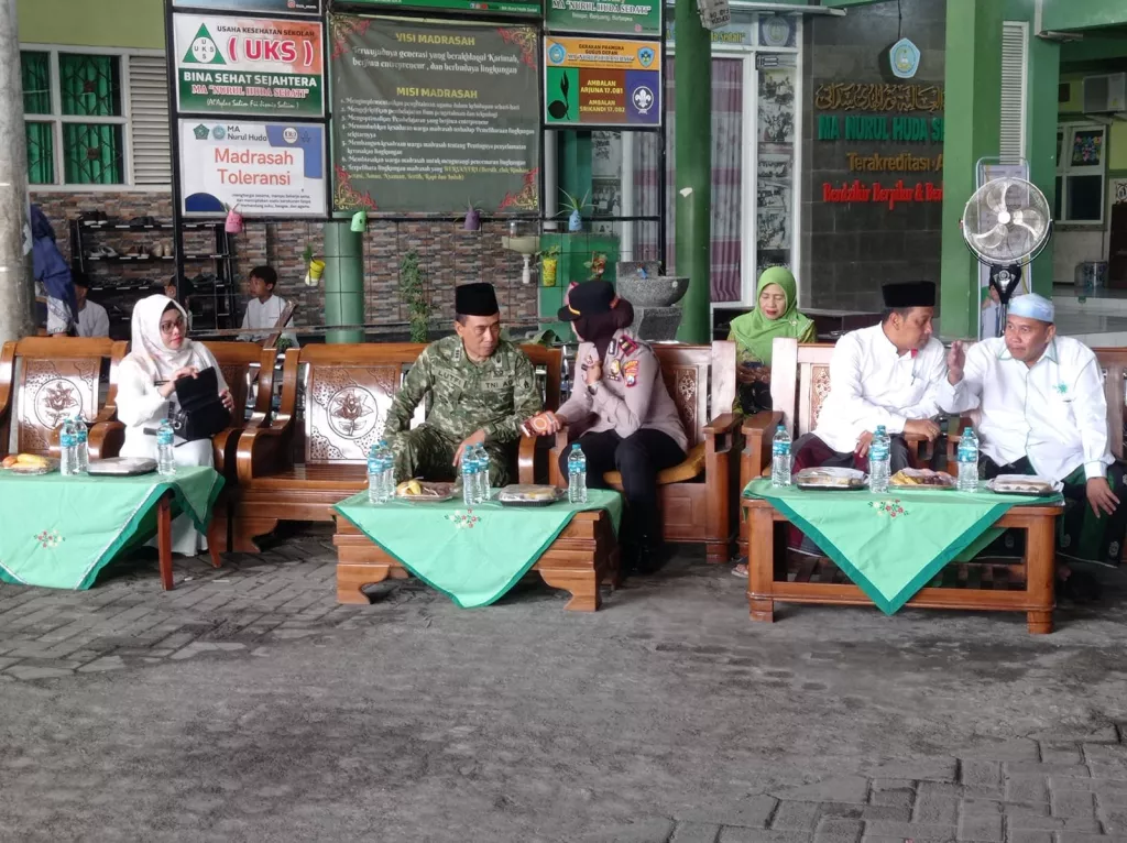 Danramil Sedati Hadiri Peringatan Hari Santri, Perkuat Cinta Tanah Air