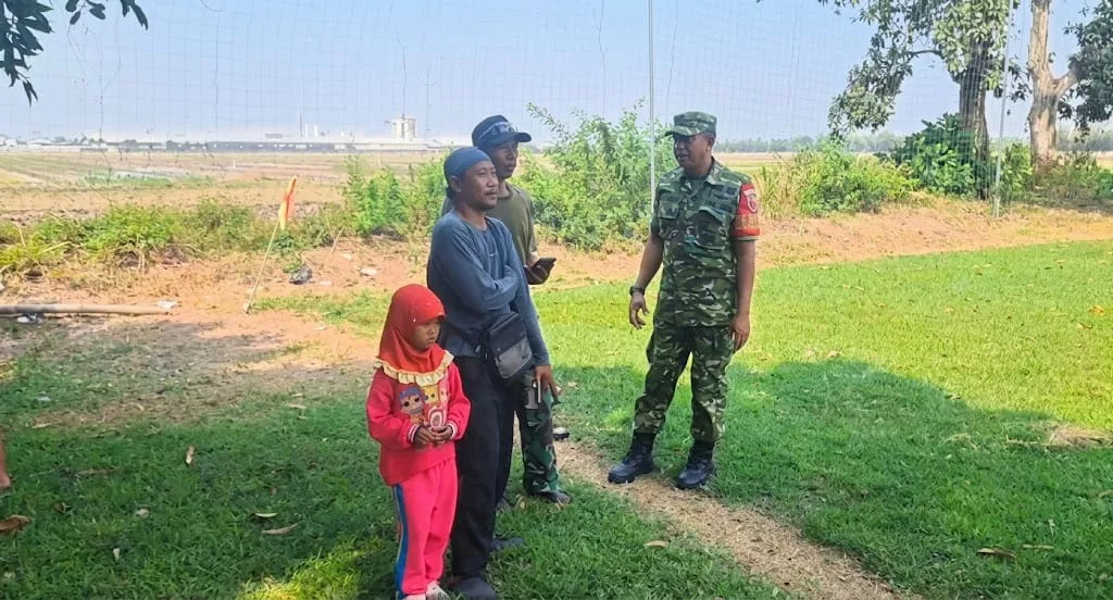 Babinsa Balongbendo Pererat Silaturahmi, Bangun Kedekatan dengan Warga Waruberon