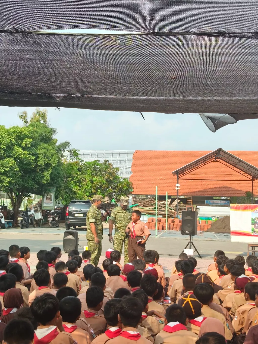 Cegah Perundungan Sejak Dini, Koramil Gedangan Edukasi 600 Siswa SDN Keboananom
