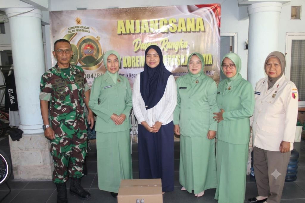 Kasdim Sidoarjo Tebar Empati, Kuatkan Semangat Keluarga Prajurit di HUT ke-60 Korem 084/BJ