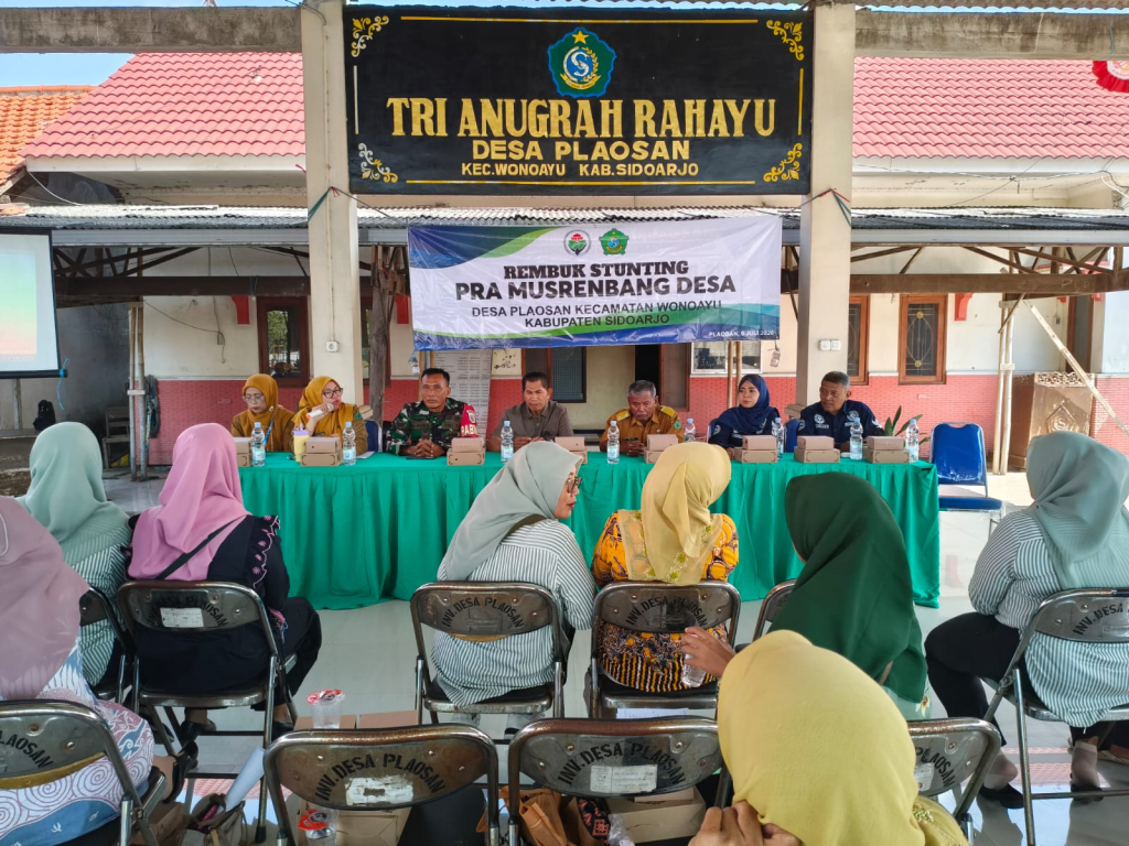 Babinsa Plaosan Hadiri Rembuk Stunting, Perkuat Komitmen Cegah Stunting Sejak Dini