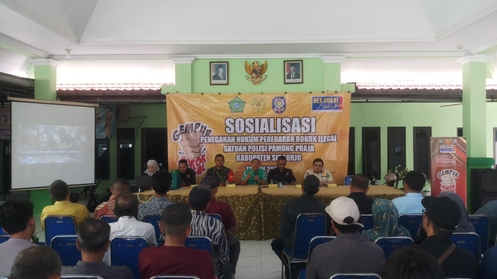Babinsa Tambakkemerakan Dukung Sosialisasi Rokok Legal, Perkuat Kesadaran Hukum Warga