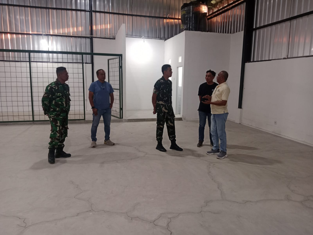 Dandim 0816/Sidoarjo Tinjau Pembangunan KDKMP, Pastikan Kualitas Demi Kemajuan Desa